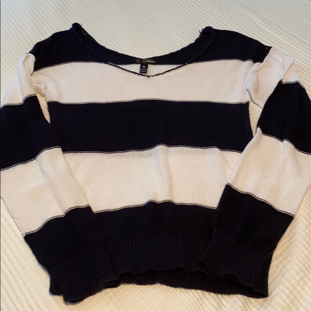 Aqua cotton sweater